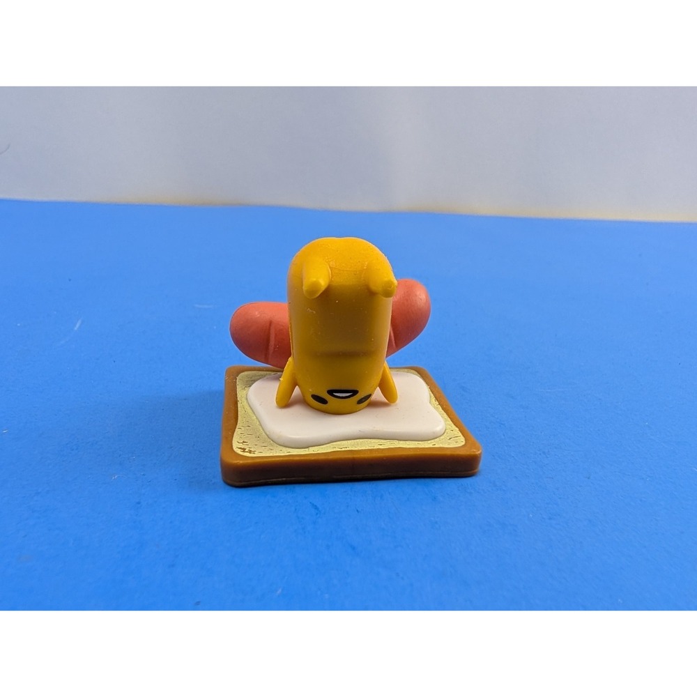 Gudetama The Lazy Egg Sanrio Mystery Figure Series #1 Toast Sausage Upside Down